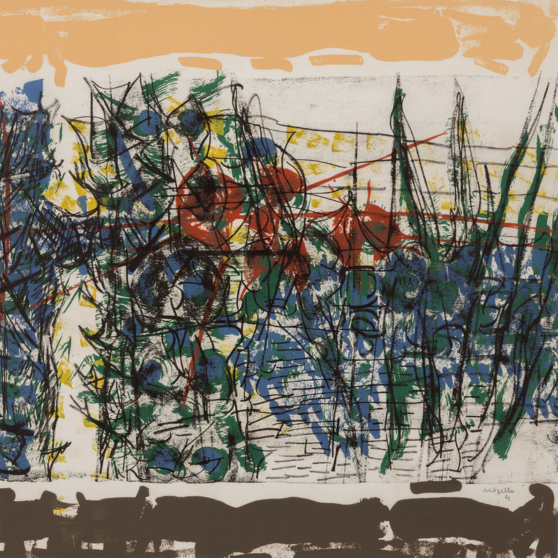 RIOPELLE "LE SABLIER 4" LITHO, 1979