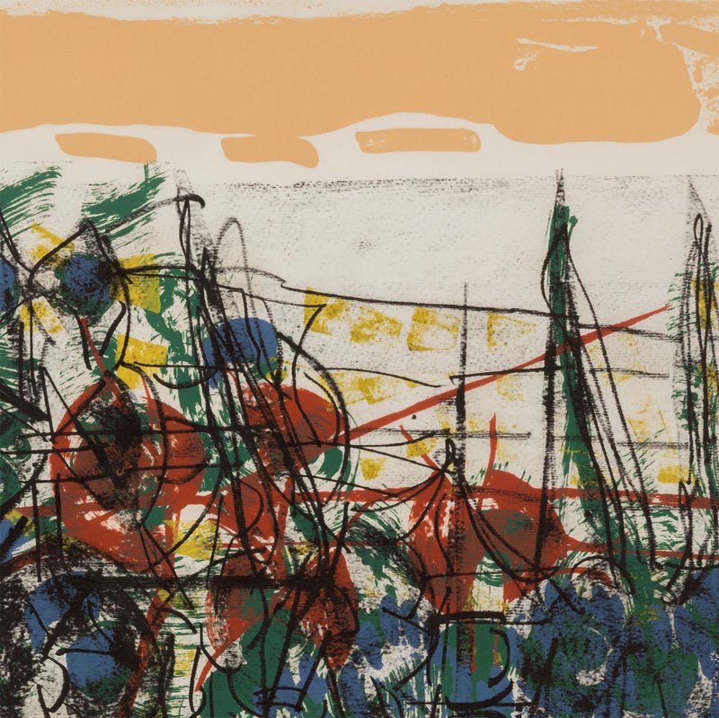 RIOPELLE "LE SABLIER 4" LITHO, 1979