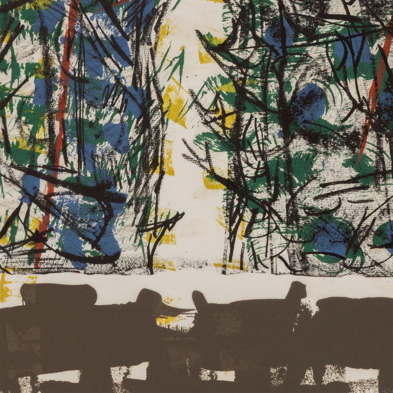 RIOPELLE "LE SABLIER 4" LITHO, 1979
