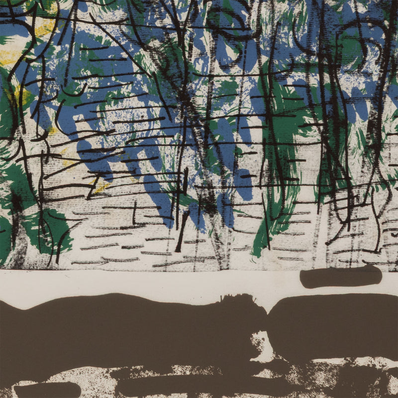 RIOPELLE "LE SABLIER 4" LITHO, 1979