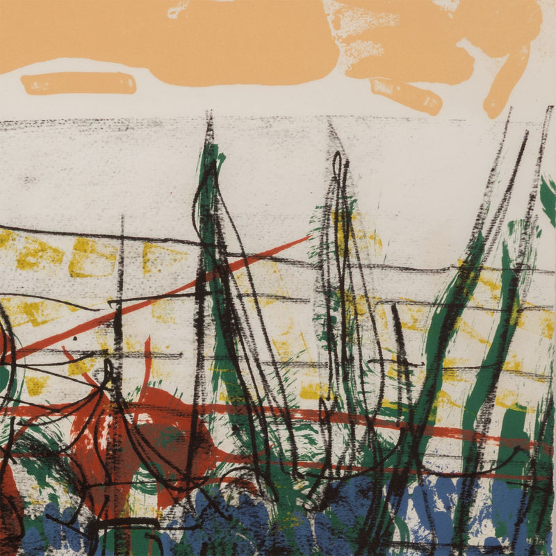 RIOPELLE "LE SABLIER 4" LITHO, 1979