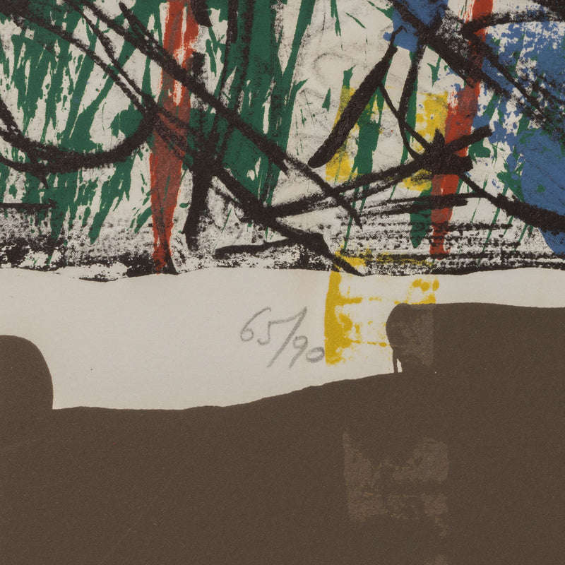 RIOPELLE "LE SABLIER 4" LITHO, 1979