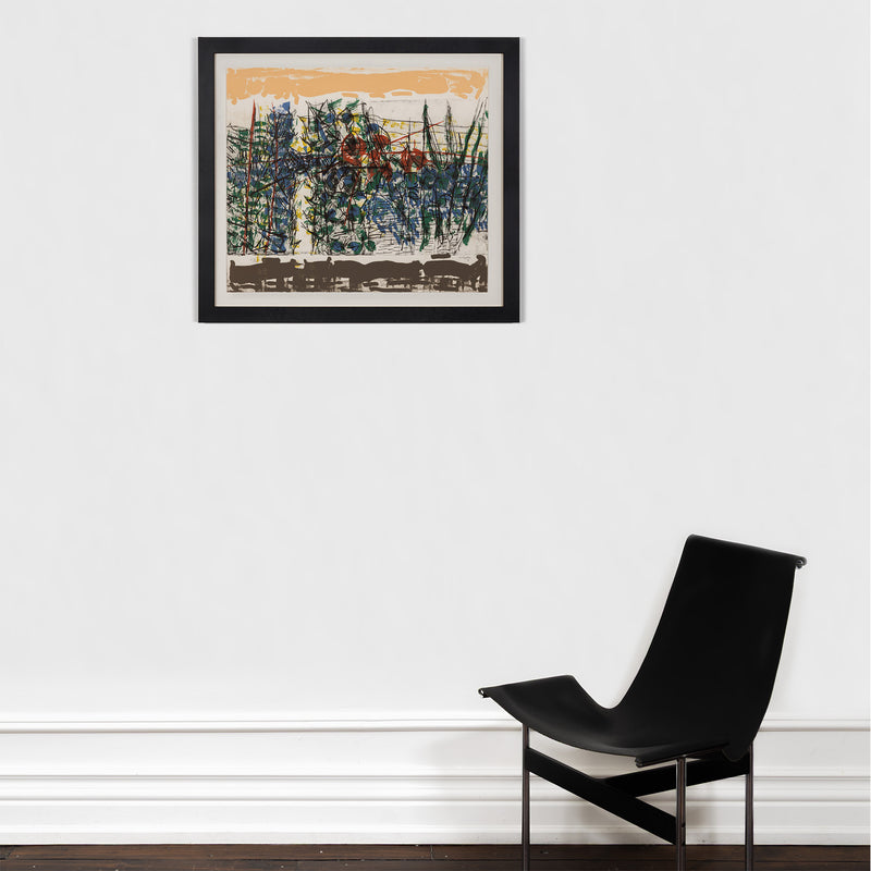 RIOPELLE "LE SABLIER 4" LITHO, 1979