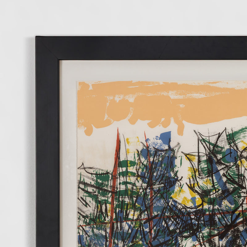 RIOPELLE "LE SABLIER 4" LITHO, 1979