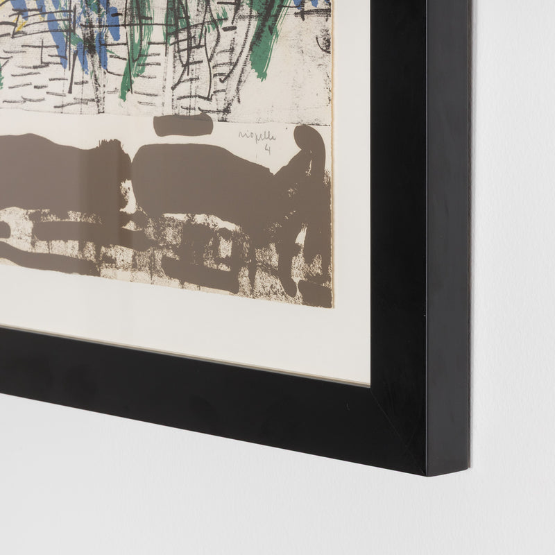 RIOPELLE "LE SABLIER 4" LITHO, 1979