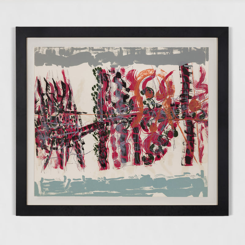 RIOPELLE "LE SABLIER 5" LITHO, 1979