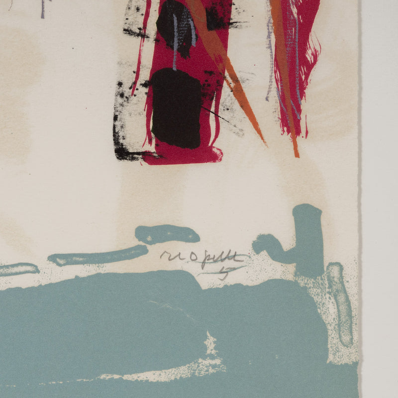 RIOPELLE "LE SABLIER 5" LITHO, 1979