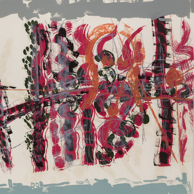 RIOPELLE "LE SABLIER 5" LITHO, 1979