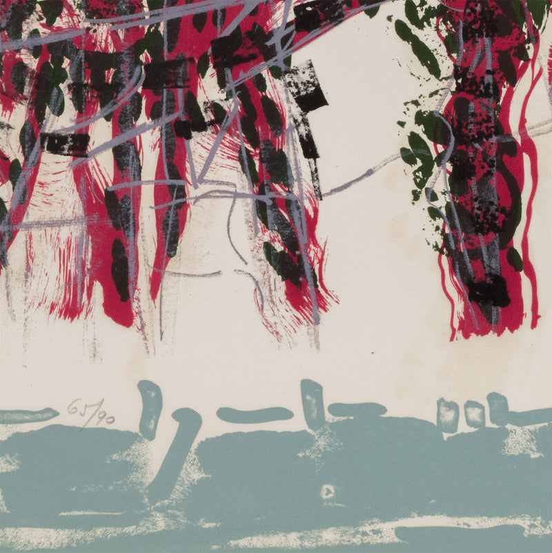 RIOPELLE "LE SABLIER 5" LITHO, 1979