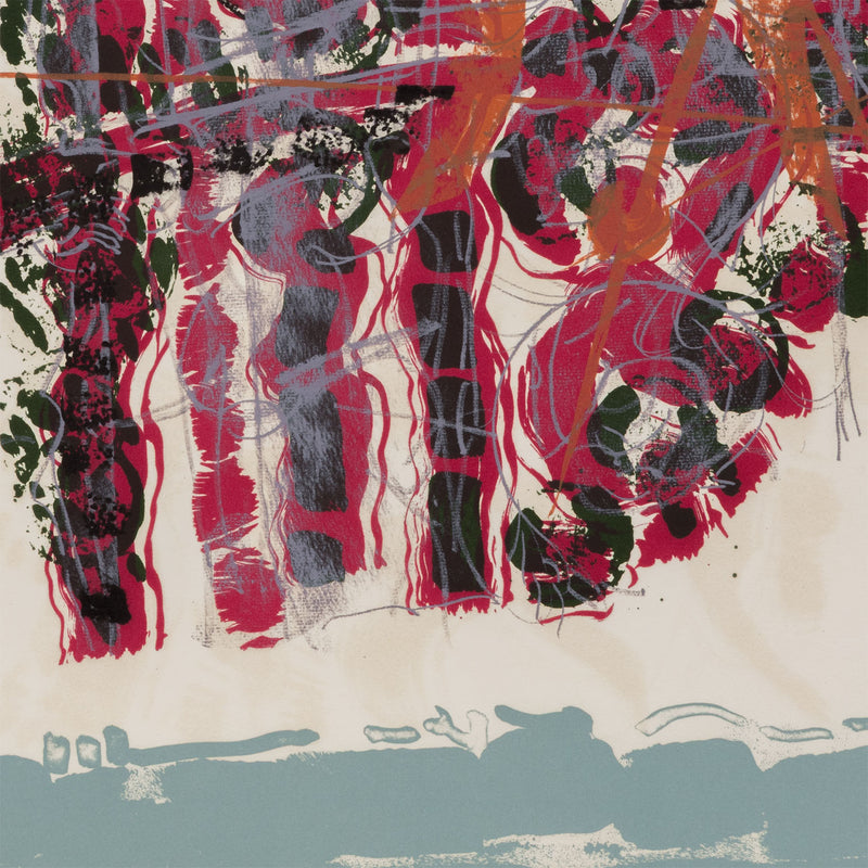 RIOPELLE "LE SABLIER 5" LITHO, 1979