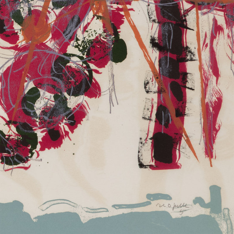 RIOPELLE "LE SABLIER 5" LITHO, 1979