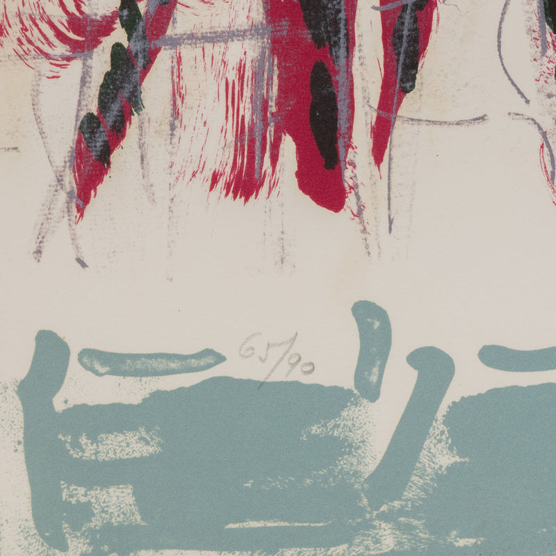 RIOPELLE "LE SABLIER 5" LITHO, 1979