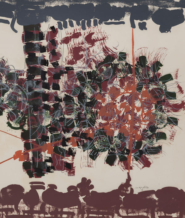 RIOPELLE "LE SABLIER 6" LITHO, 1979
