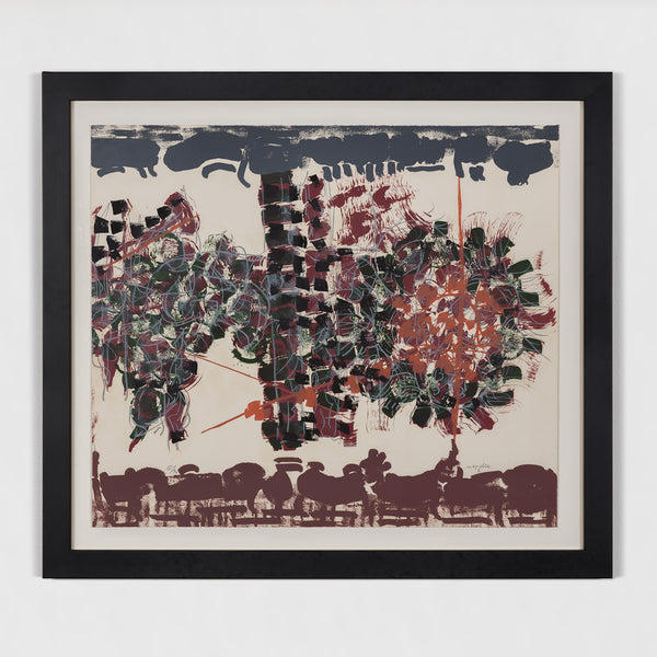 RIOPELLE "LE SABLIER 6" LITHO, 1979