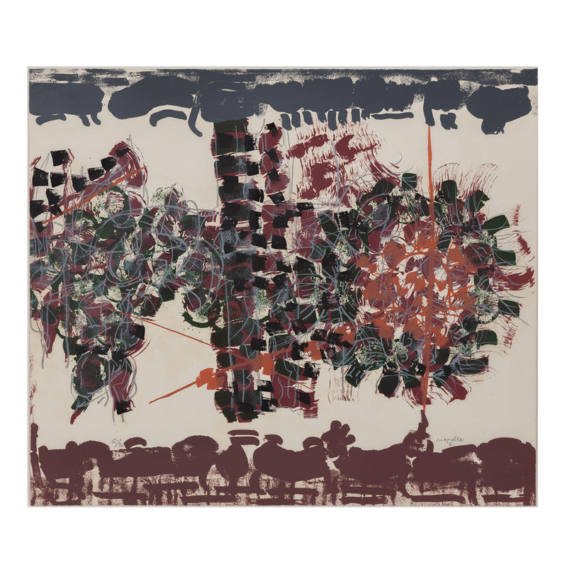 RIOPELLE "LE SABLIER 6" LITHO, 1979