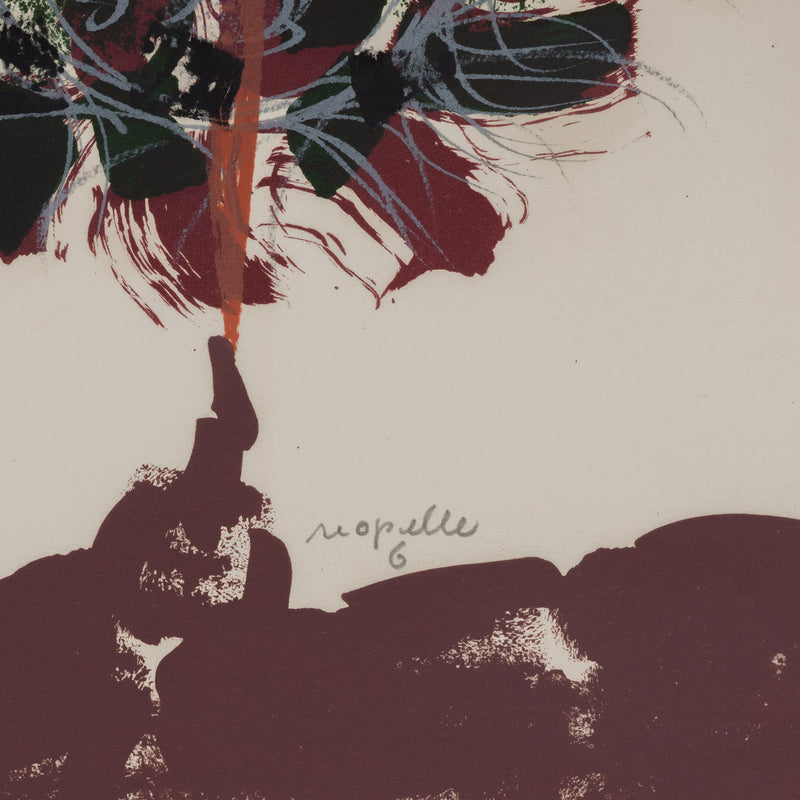 RIOPELLE "LE SABLIER 6" LITHO, 1979