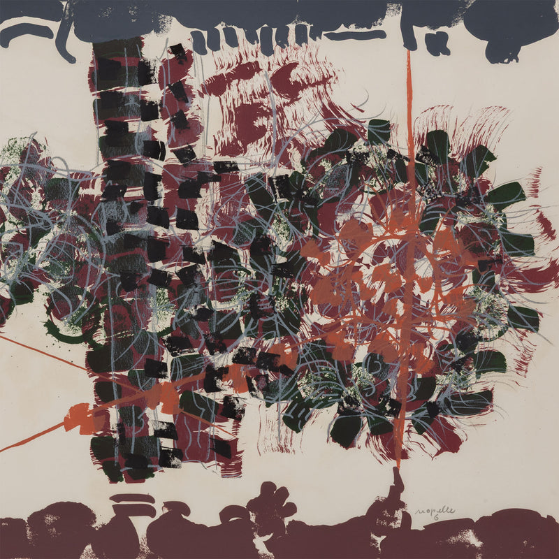 RIOPELLE "LE SABLIER 6" LITHO, 1979