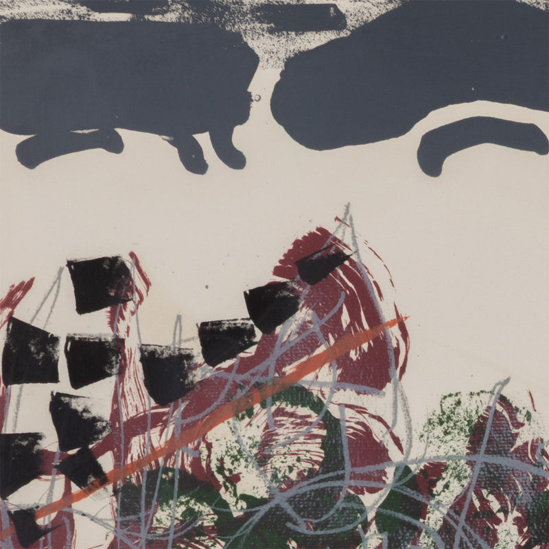 RIOPELLE "LE SABLIER 6" LITHO, 1979