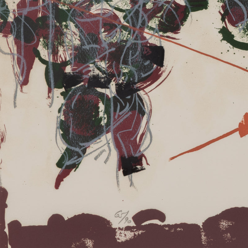 RIOPELLE "LE SABLIER 6" LITHO, 1979