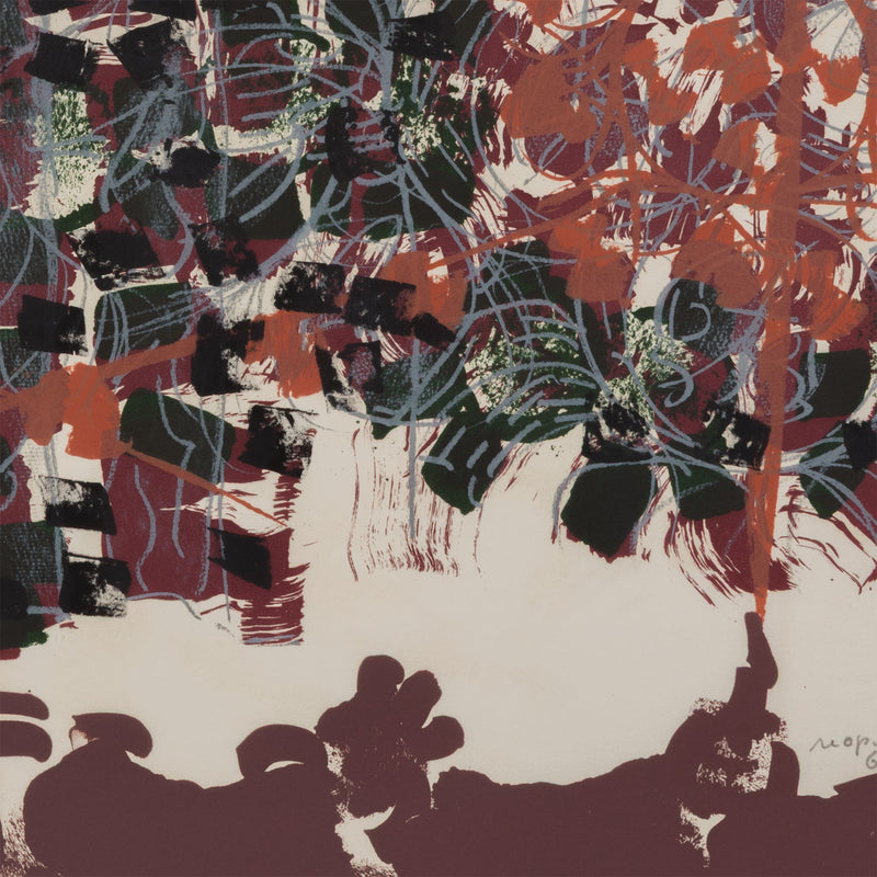 RIOPELLE "LE SABLIER 6" LITHO, 1979