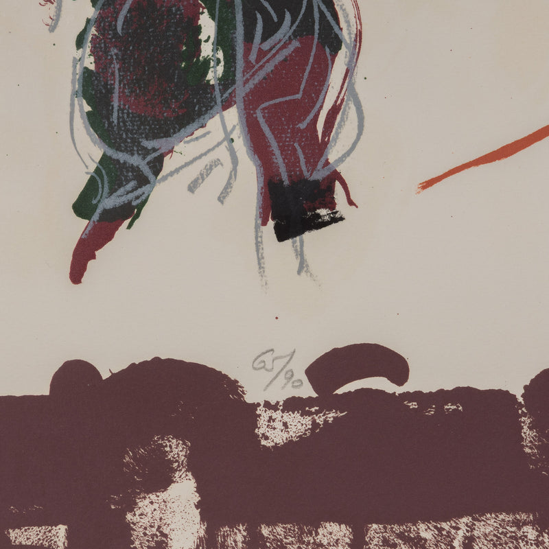 RIOPELLE "LE SABLIER 6" LITHO, 1979