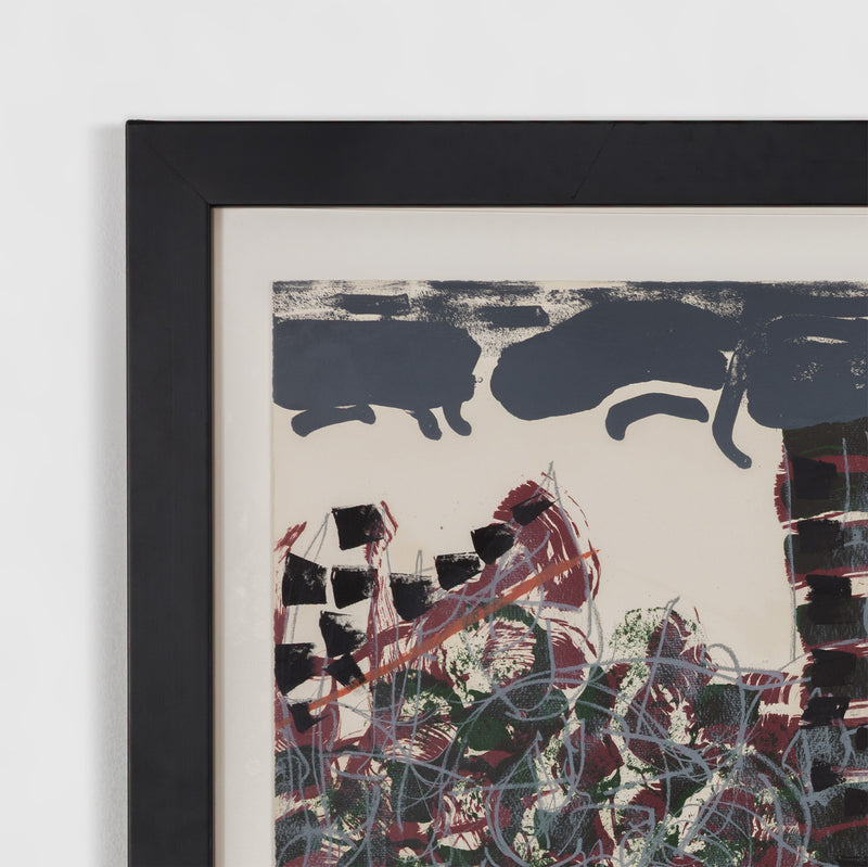 RIOPELLE "LE SABLIER 6" LITHO, 1979