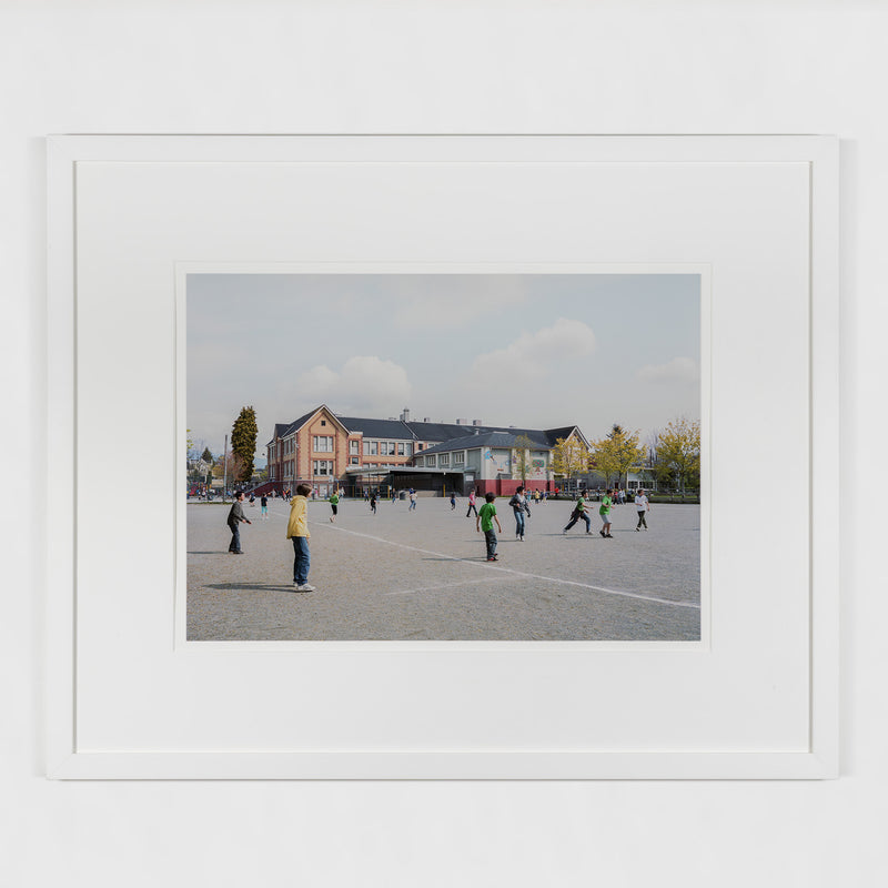 JEFF WALL "SCHOOLYARD, VANCOUVER – SPRING" 2011