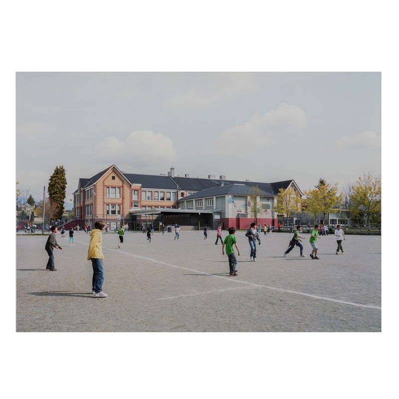 JEFF WALL "SCHOOLYARD, VANCOUVER – SPRING" 2011