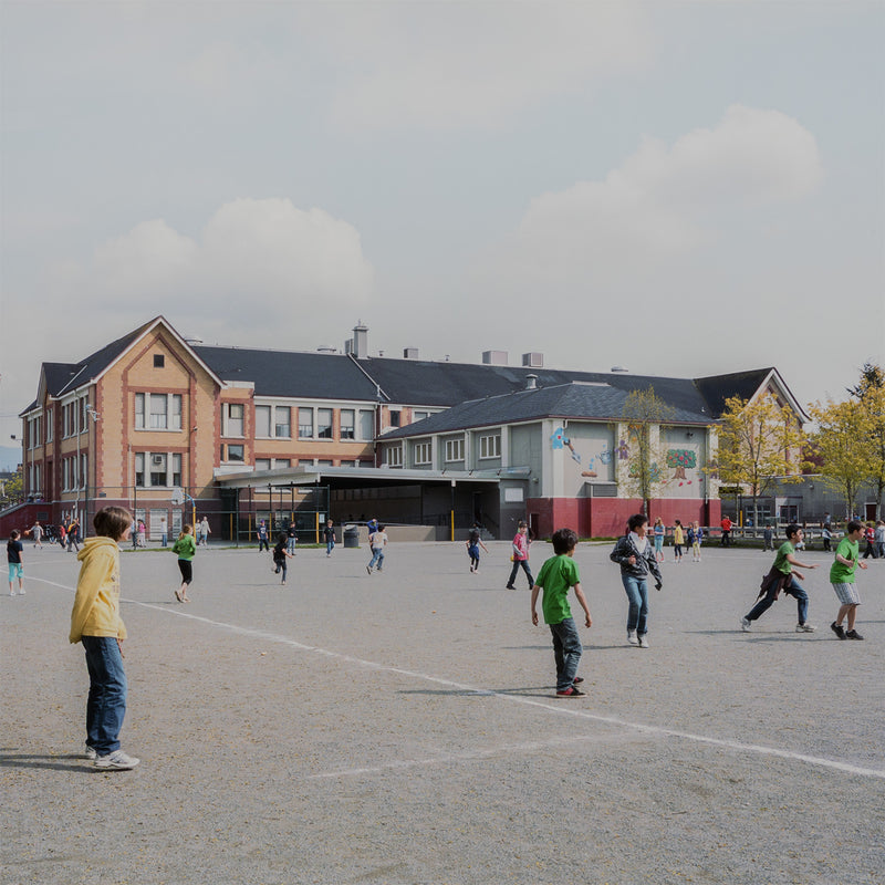 JEFF WALL "SCHOOLYARD, VANCOUVER – SPRING" 2011