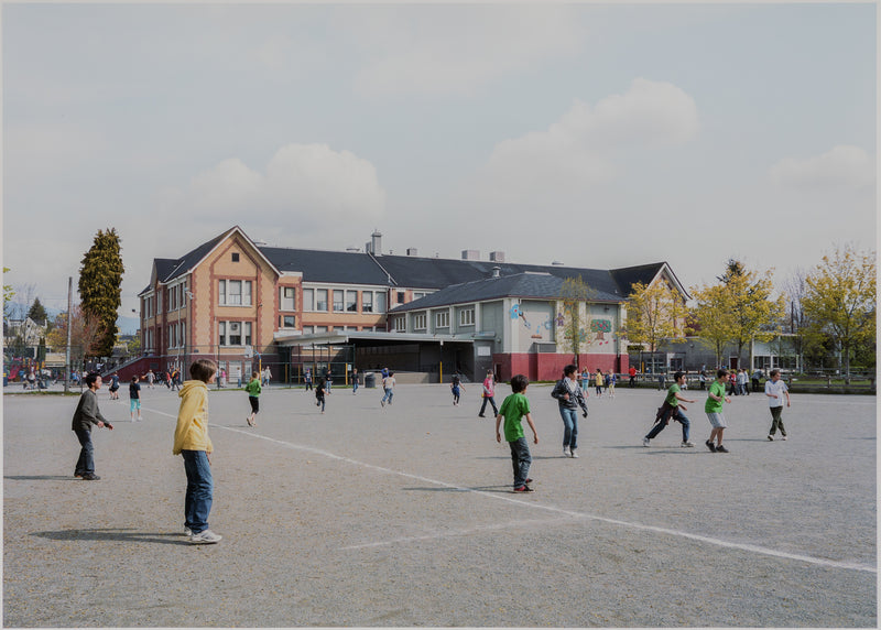 JEFF WALL "SCHOOLYARD, VANCOUVER – SPRING" 2011