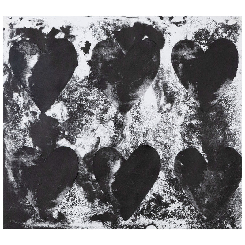 Jim Dine, "Dutch Hearts"  1970  Lithograph  Signed in pencil and numbered by artist  16.5"H 20"W (visible)  20.25"H 24.25"W (framed)  Very good condition, American Pop Artist, Available for sale at Caviar20 Gallery