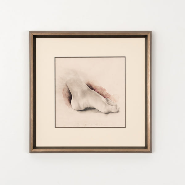 jim dine pop art happenings artist foot still life james dine feet watercolor watercolour drawing work on paper iconic american artist 20th century art toes portraiture portrait 