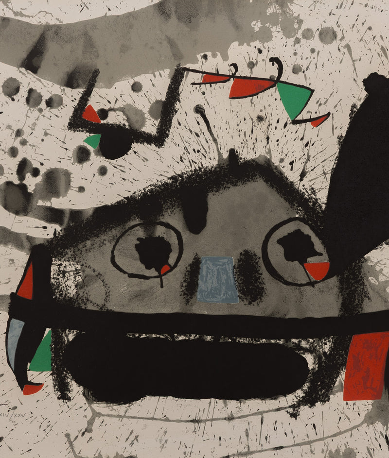 JOAN MIRO "BARCELONA II" LITHOGRAPH, 1975