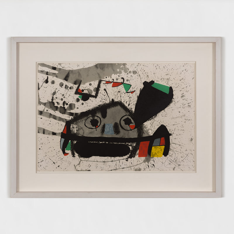 JOAN MIRO "BARCELONA II" LITHOGRAPH, 1975