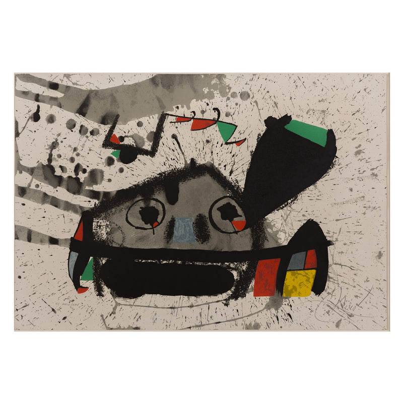 JOAN MIRO "BARCELONA II" LITHOGRAPH, 1975