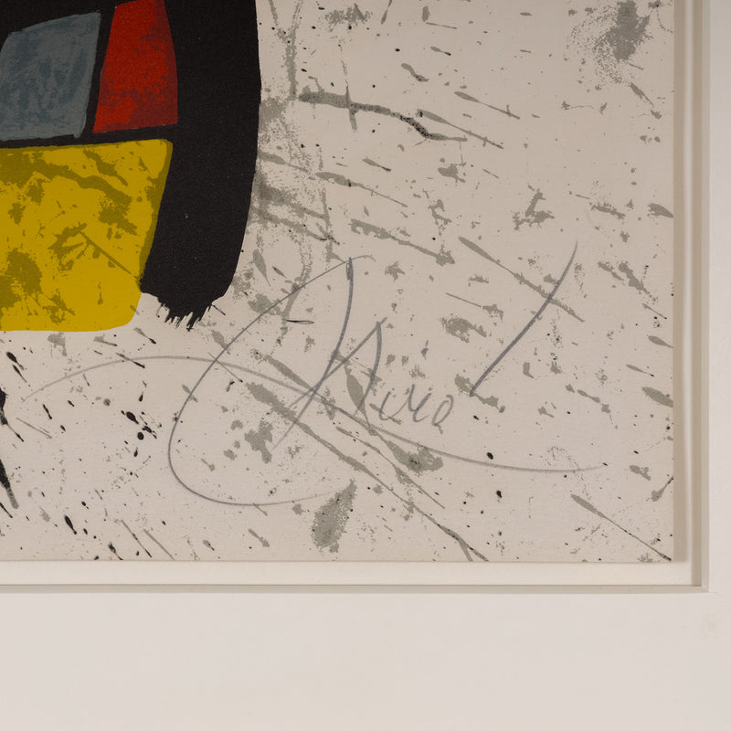 JOAN MIRO "BARCELONA II" LITHOGRAPH, 1975