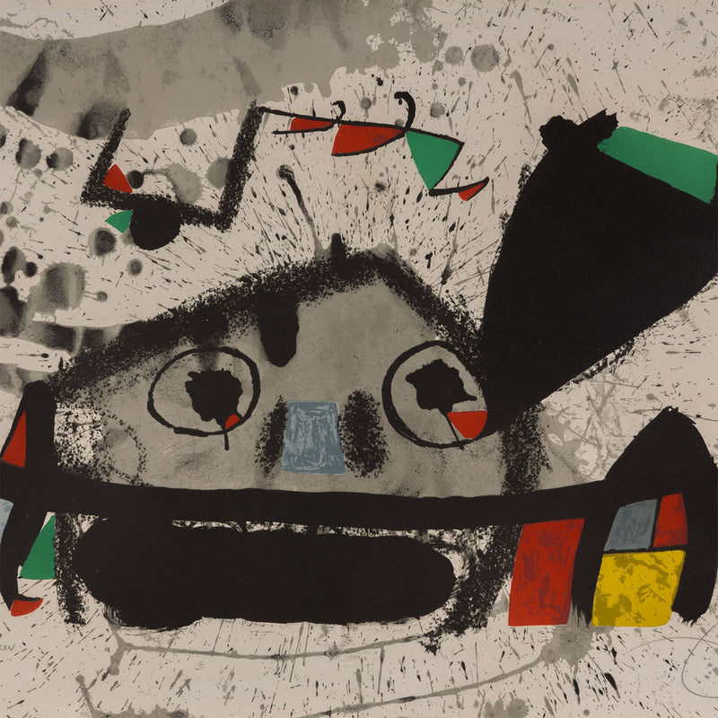 JOAN MIRO "BARCELONA II" LITHOGRAPH, 1975