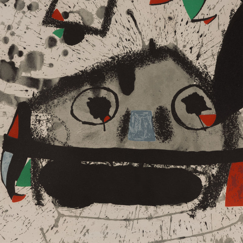 JOAN MIRO "BARCELONA II" LITHOGRAPH, 1975