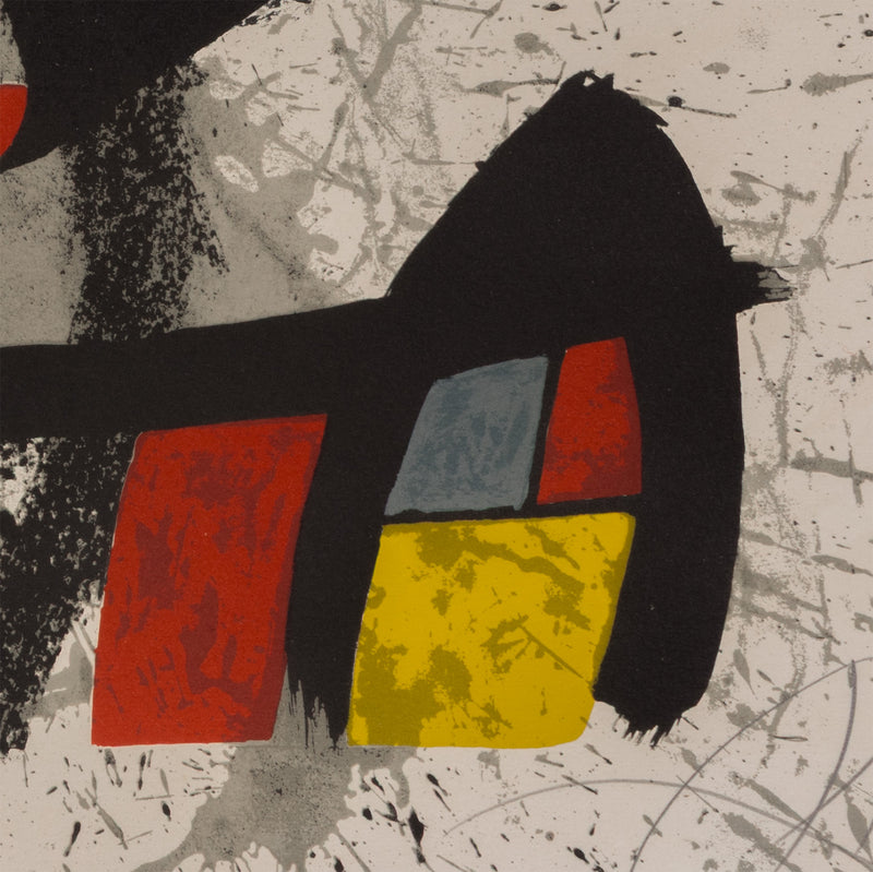 JOAN MIRO "BARCELONA II" LITHOGRAPH, 1975