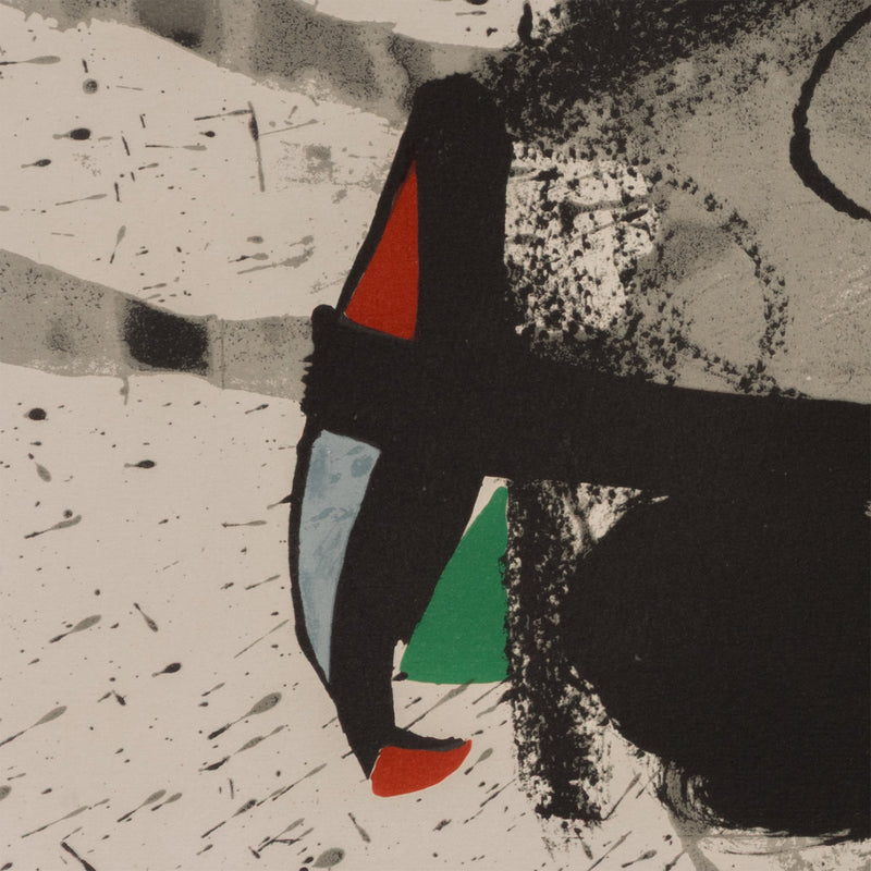 JOAN MIRO "BARCELONA II" LITHOGRAPH, 1975