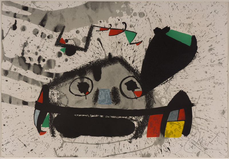 JOAN MIRO "BARCELONA II" LITHOGRAPH, 1975