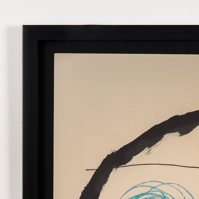 joan miro obra inedita recent plate 9 IX 1964 lithograph limited edition miro edition miro print iconic artist print accessible framed highres 