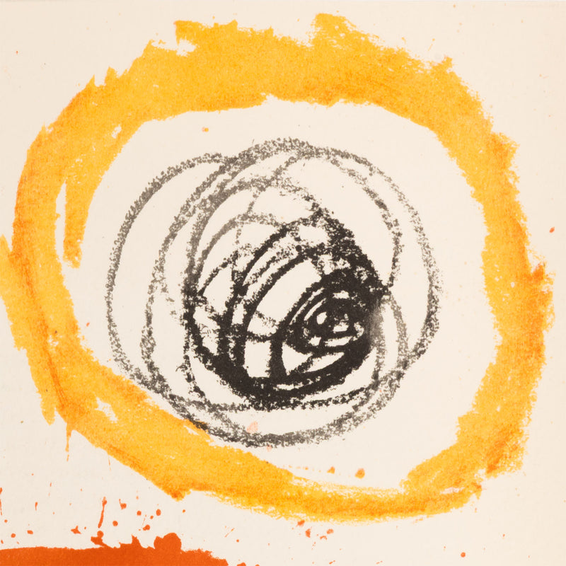 joan miro obra inedita recent lithograph plate 10 limited edition early work 1960s 1964 iconic european artist barcelona paris primary colors colours lithography printmaking surrealism abstraction 