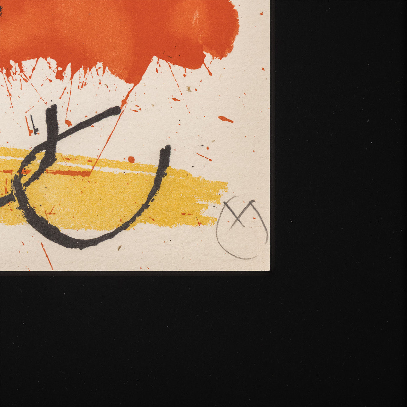 joan miro ヴィンテージ　ポスター Exhibition Poster (Joan Miro Ceramics, Osaka, Japan 1970