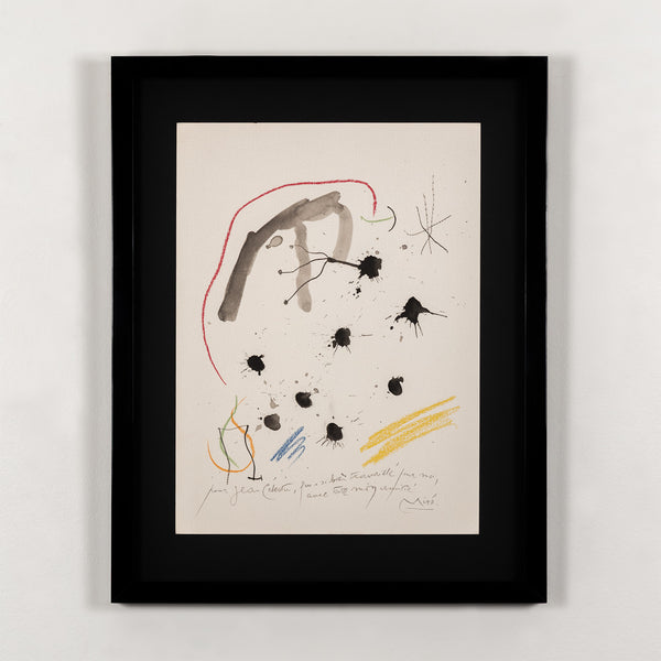 joan miro quelques fleurs portfolio amis friends artwork lithograph affordable miro affordable artwork print iconic artist framed