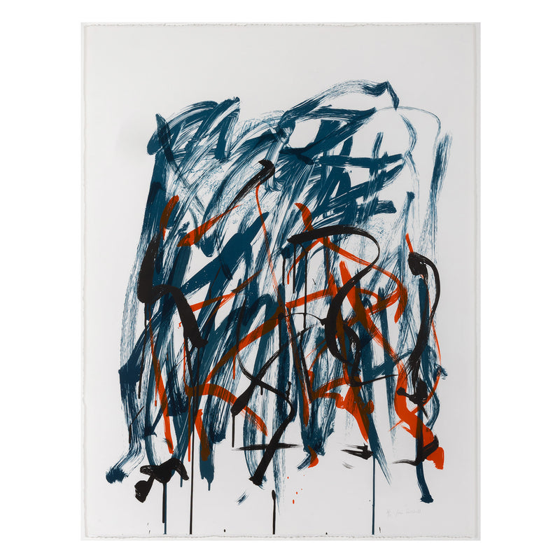 JOAN MITCHELL "BRUSH" LITHOGRAPH, 1981
