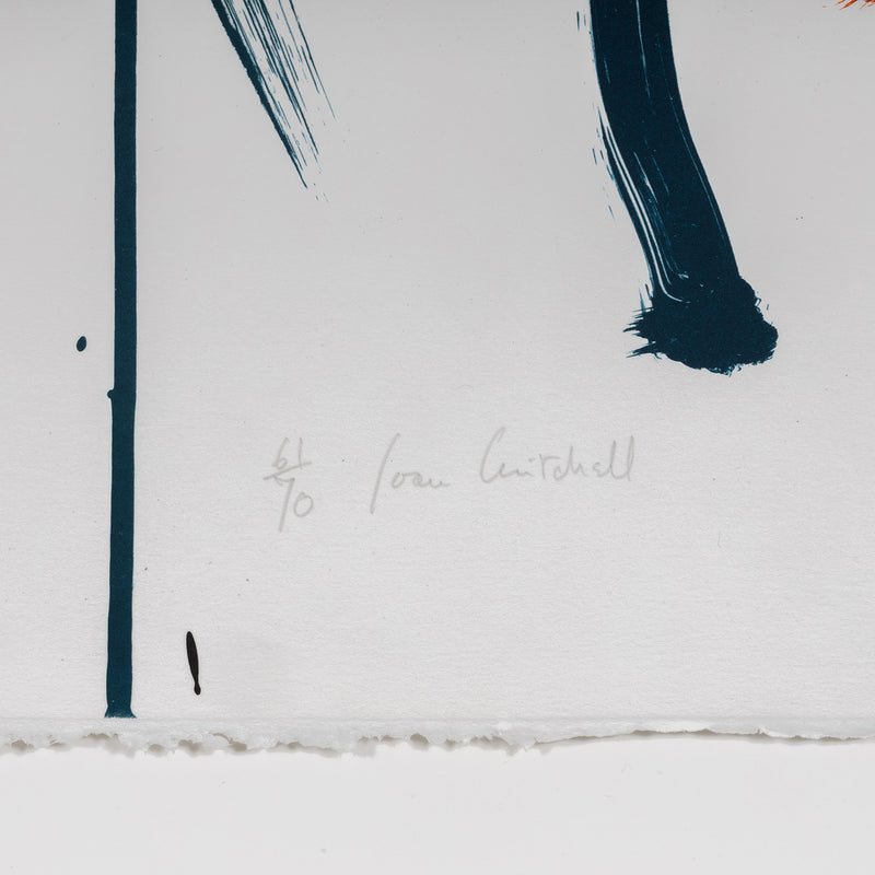 JOAN MITCHELL "BRUSH" LITHOGRAPH, 1981