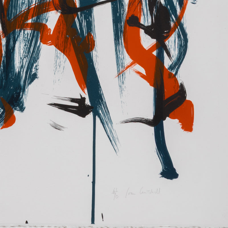 JOAN MITCHELL "BRUSH" LITHOGRAPH, 1981