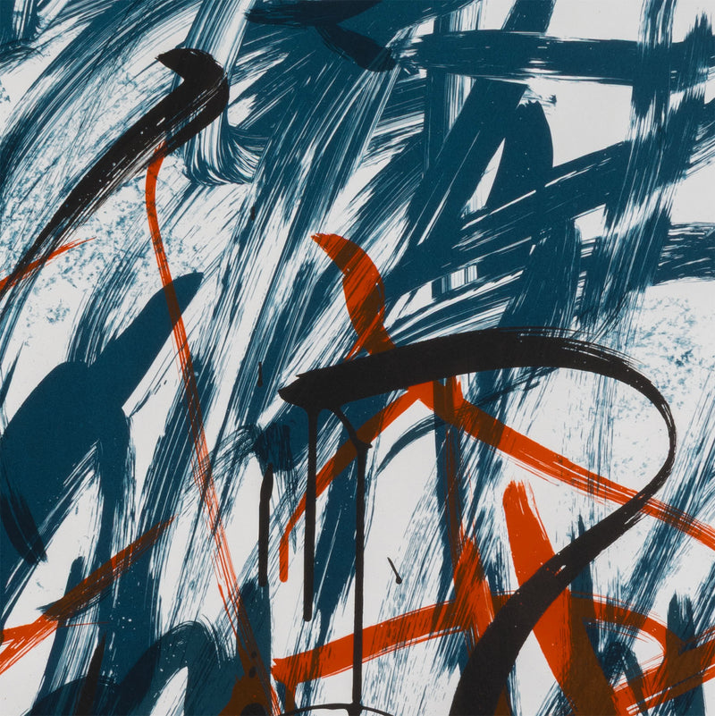 JOAN MITCHELL "BRUSH" LITHOGRAPH, 1981