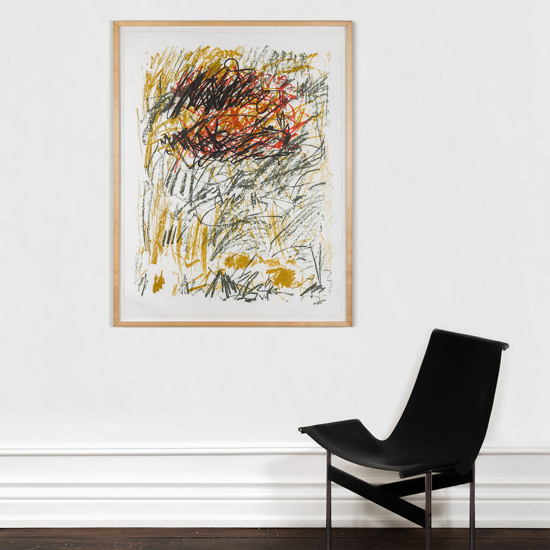 JOAN MITCHELL "FLOWER III" LITHOGRAPH, 1981